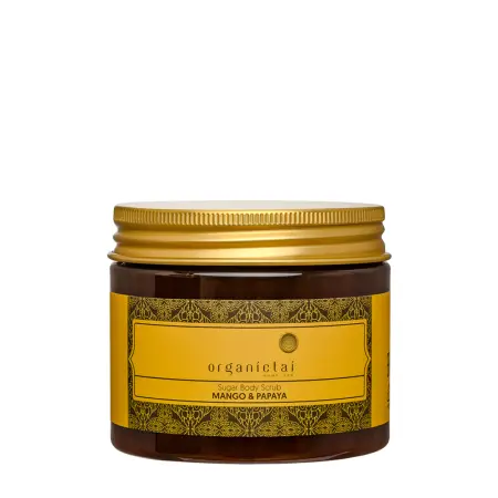 ORGANIC TAI Скраб на основе тростникового сахара для тела Манго и папайя / HOME SPA 200 мл - 1