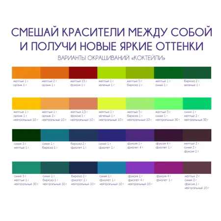 OLLIN PROFESSIONAL Гель-краска для волос прямого действия, фиолет / Crush Color 100 мл - 3