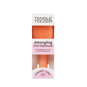 TANGLE TEEZER Расческа для волос / The Ultimate (Wet) Detangler Mini Salmon Pink & Apricot, фото 7