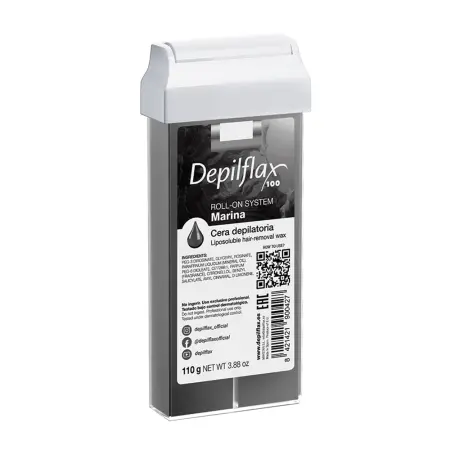 DEPILFLAX 100 Воск для депиляции в картридже, морской 110 гр - 1
