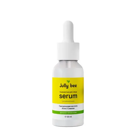 JULLY BEE Сыворотка увлажняющая для лица / ALOE VERA + HYALURONIC ACID 30 мл - 1