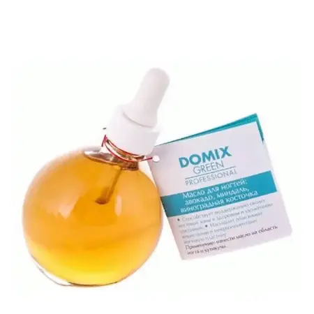 DOMIX Масло для ногтей и кутикулы, виноградная косточка, пипетка / DGP 75 мл - 1