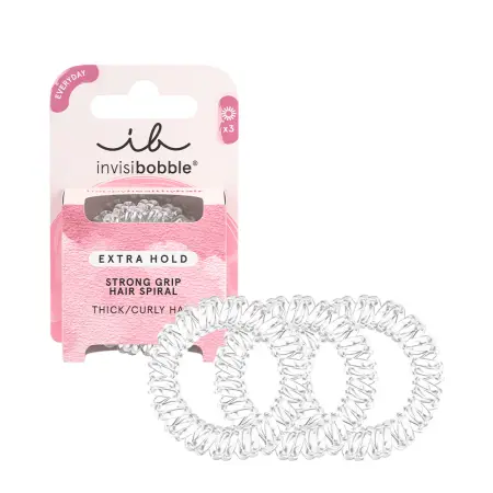INVISIBOBBLE Резинка-браслет для густых волос / invisibobble EXTRA HOLD Crystal Clear - 1