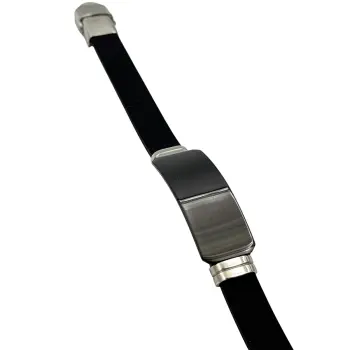 IWOU PROFESSIONAL Браслет Сталь с силиконовым ремешком унисекс, фото 4