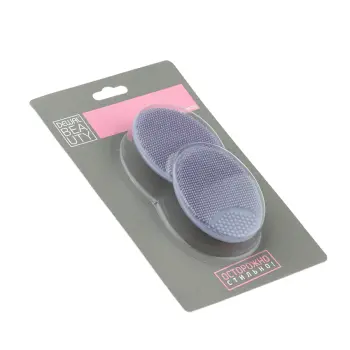 DEWAL BEAUTY Набор спонжей для умывания, силиконовый 65 мм x 50 мм 2 шт, фото 4