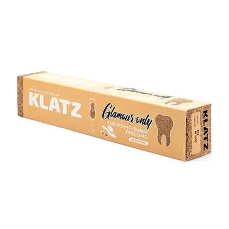 KLATZ Паста зубная для девушек без фтора Соблазнительный просекко / GLAMOUR ONLY 75 мл - 3