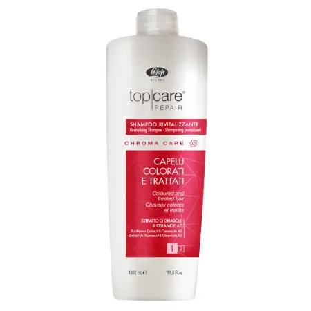 LISAP MILANO Шампунь оживляющий для окрашенных волос / Top Care Repair Chroma Care Revitalizing Shampoo 1000 мл - 1