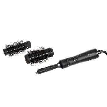 DEWAL PROFESSIONAL Фен-щетка Pro Air Shine черная, 2 насадки 38 и 50 мм, 1200 Вт, фото 7