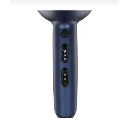 DEWAL PROFESSIONAL Фен Exception Compact 2200 компактный синий, ионизация, 2 насадки, 2200 Вт - 3