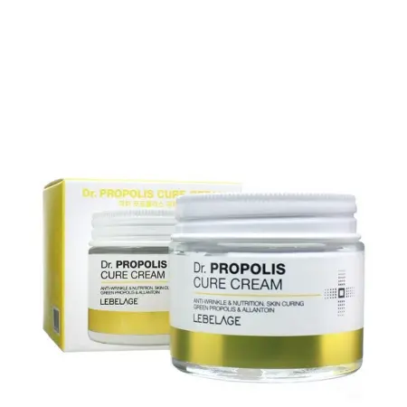 LEBELAGE Крем антивозрастной питающий для лица с прополисом / Lebelage Dr.Propolis Cure Cream 70 мл - 2