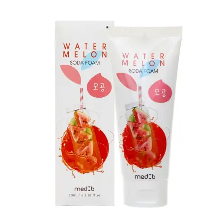 MED:B Пенка для умывания с содой и Арбузом / Med B Watermelon Soda Foam 100 мл - 3