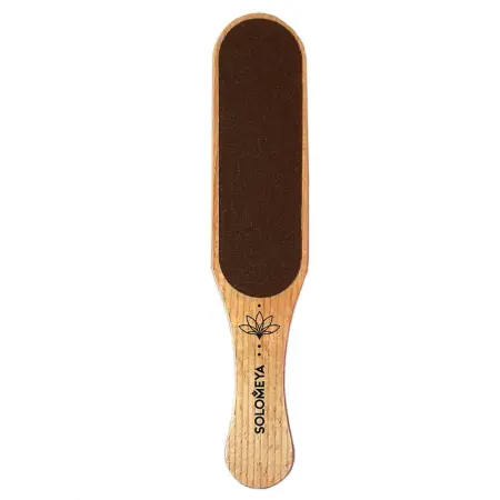 SOLOMEYA Пилка профессиональная педикюрная деревянная 100/220 / Professional Wooden Foot File - 1