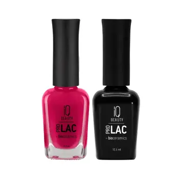 IQ BEAUTY 056 лак для ногтей укрепляющий с биокерамикой / Nail polish PROLAC + bioceramics 12.5 мл, фото 4