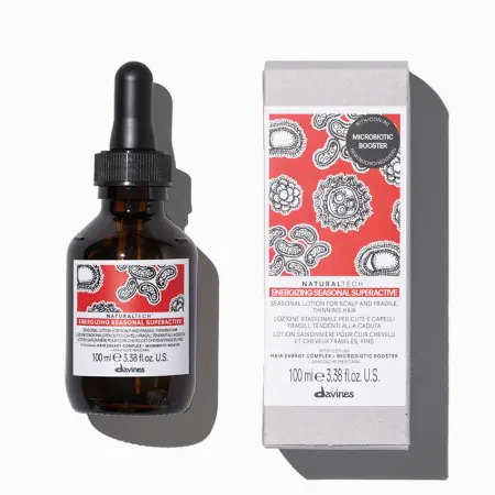 DAVINES SPA Лосьон энергетический суперактивный сезонный для волос, новая формула / Energizing Seasonal Superactive 100 мл - 2