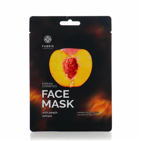 FABRIK COSMETOLOGY Маска тканевая с экстрактом персика / FACE MASK 30 гр - 1