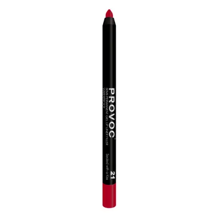 PROVOC Подводка гелевая в карандаше для губ, 21 классический красный / Gel Lip Liner Sealed with a Kiss - 2