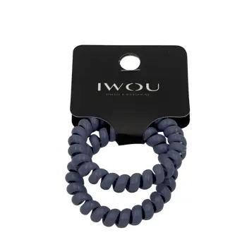 IWOU PROFESSIONAL Резинка пружинка Глянец серо-голубая 2шт, фото 2