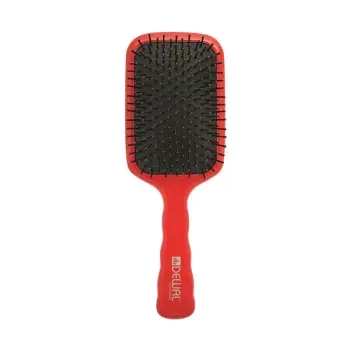 DEWAL PROFESSIONAL Щетка массажная лопата, нейлоновый штифт, 13 рядов, красная, фото 2