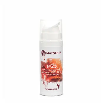 Крем солнцезащитный для лица SPF 15+ на козьем молоке №25 / Matsesta 30 мл