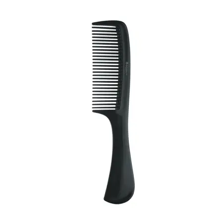 DEWAL PROFESSIONAL Расческа рабочая с ручкой Эконом (черная) 20,5 см - 1
