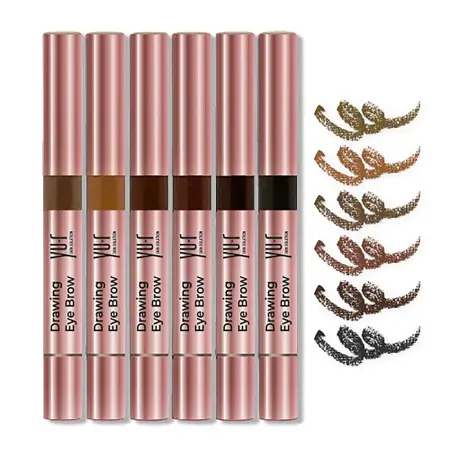 YU.R Карандаш для бровей, дымчатый кварц / Drawing Eye Brow Smoky quartz 2,5 мл - 2