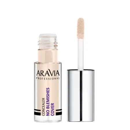ARAVIA Professional Консилер стойкий водоотталкивающий для коррекции несовершенств, 02 / concealer NO BLEMISHES COVER 5 мл - 3