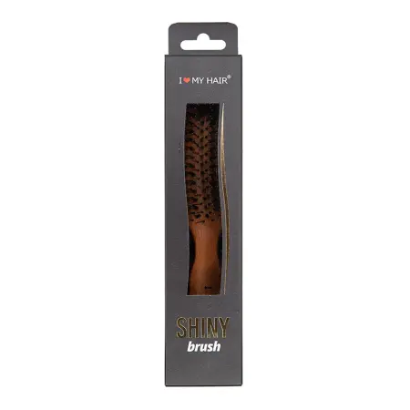 I LOVE MY HAIR Щетка парикмахерская для волос Shiny Brush, деревянная - 3
