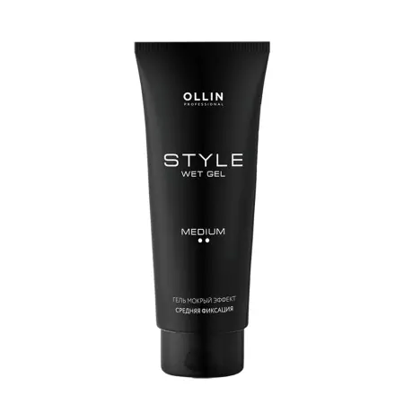 OLLIN PROFESSIONAL Гель мокрый эффект средней фиксации / Wet Gel Medium STYLE 200 мл - 1