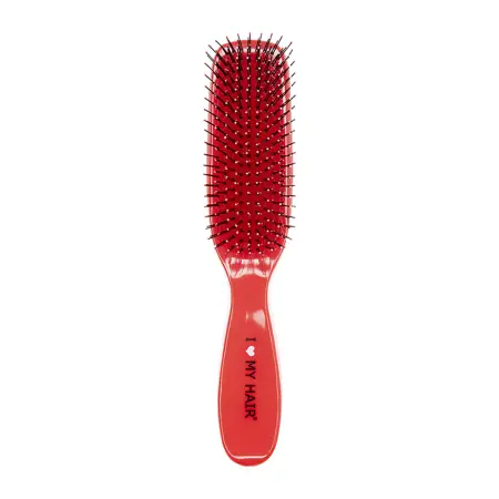 I LOVE MY HAIR Щетка парикмахерская для волос Spider Classic 1501, красная глянцевая M - 1