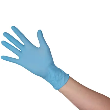 ЧИСТОВЬЕ Перчатки медицинские, голубые, нитрил, размер L / Connect Blue Nitrile 100 шт - 1