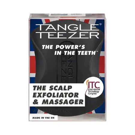 TANGLE TEEZER Щетка для массажа головы / The Scalp Exfoliator and Massager Onyx Black - 3
