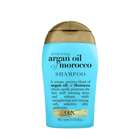 OGX Шампунь для восстановления волос с экстрактом арганы тревел / Travel Renewing + Argan Oil Of Morocco Shampoo 88,7 мл - 1