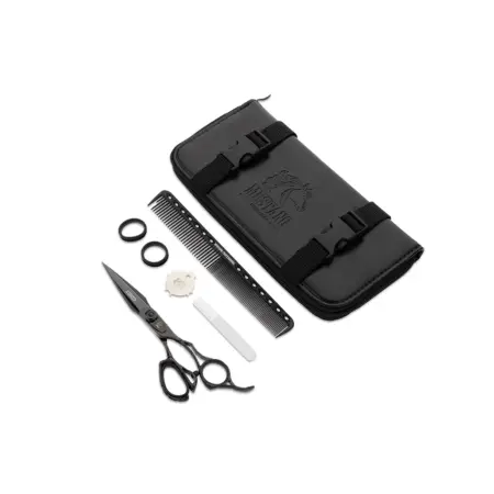 MUSTANG PROFESSIONAL (США) Ножницы прямые Mustang Premium NPR011 Черный 5,5 дюймов - 3