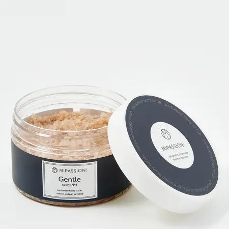 MIPASSIONcorp Скраб парфюмированный, табак, амбра, ветивер / Gentle MiPASSiON 250 мл - 3