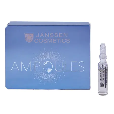 JANSSEN COSMETICS Концентрат сосудоукрепляющий для кожи с куперозом / AMPOULES 3*2 мл - 5