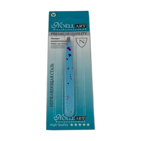 NOELL ART Professional Пинцет косметический голубой №230 / Noell ART - 2