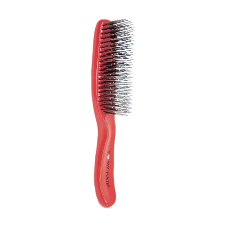 I LOVE MY HAIR Щетка парикмахерская для волос Spider Classic 1501, красная глянцевая M - 2