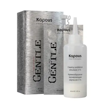 KAPOUS 7.1 гель-краска для мужчин, темный блондин пепельный (без аммония) / Gentlemen 2*40 мл, фото 2