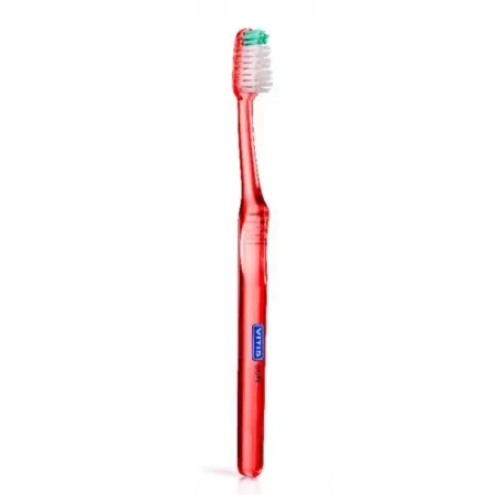 DENTAID Щётка зубная в твердой упаковке Vitis Soft/souple + Зубная паста Vitis Whitening 15 мл - 6