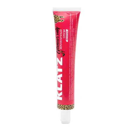 KLATZ Паста зубная для девушек без фтора Земляничный смузи / GLAMOUR ONLY 75 мл - 1