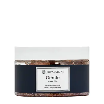 Скраб парфюмированный, табак, амбра, ветивер / Gentle MiPASSiON 250 мл