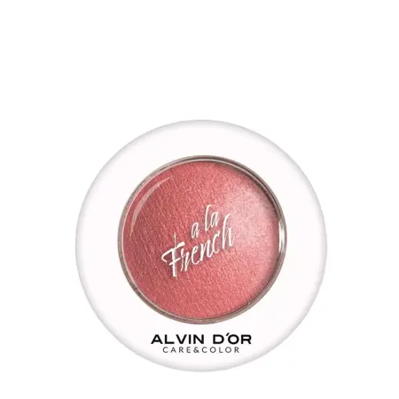 ALVIN D OR Румяна запечённые для лица, тон 01 / Soie Fine A LA FRENCH new york pink 3,2 гр - 1
