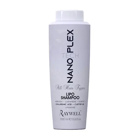 RAYWELL Шампунь восстанавливающий с кашемиром / NANO TECH PLEX SHAMPOO 1000 мл - 1