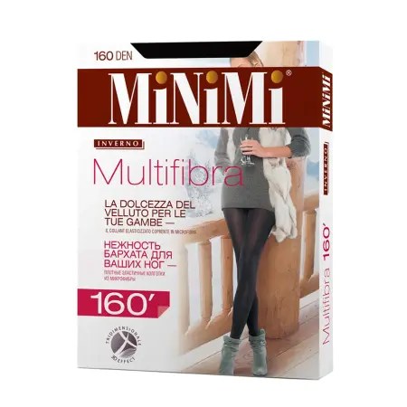 MINIMI Колготки 3D Nero 4 (L) / MULTIFIBRA 160 - 1