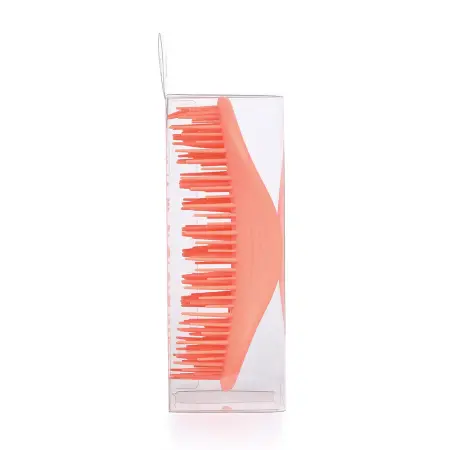 SOLOMEYA Арома-расческа для сухих и влажных волос с ароматом персика, мини / Aroma Brush for Wet&Dry hair Peach mini 1 шт - 4