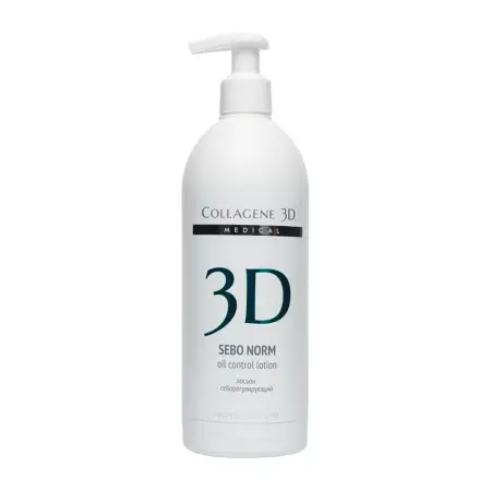 MEDICAL COLLAGENE 3D Лосьон себорегулирующий для лица / Sebo Norm 500 мл - 1