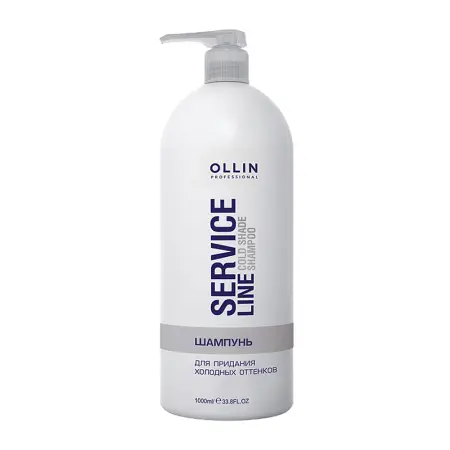 OLLIN PROFESSIONAL Шампунь для придания холодных оттенков и седых волос / Silver Shampoo 1000 мл - 1