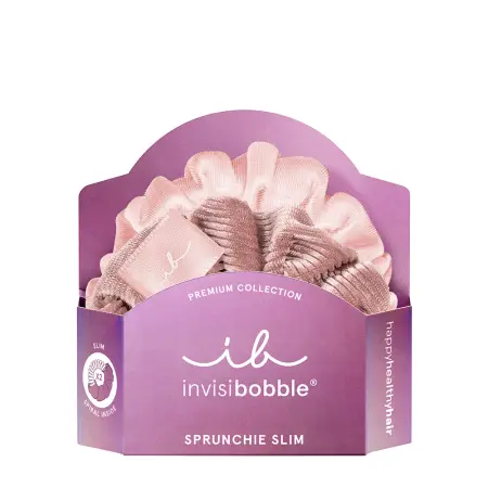 INVISIBOBBLE Резинка-браслет для волос / invisibobble SPRUNCHIE SLIM PREMIUM La Vie en Rose - 1