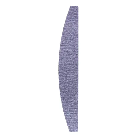 SOLOMEYA Пилка для ногтей 100/180 Арка / Halfmoon zebra file with logo - 2