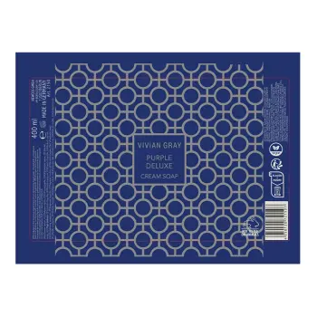 VIVIAN GRAY Крем-мыло, роскошный-фиолетовый / Vivian Gray Geometrical Cream Soap Purple Deluxe 400 мл, фото 2